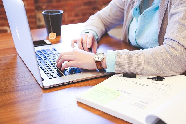 Student Typing Keyboard Text  - StartupStockPhotos / Pixabay